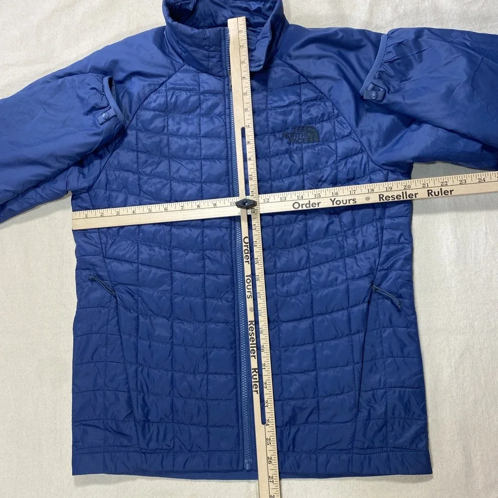 The North Face ThermoBall Eco Mens Sz S Insulated Quilted Jacket Blue